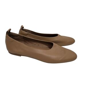 Everlane made in Italy the Day Glove in Tan Nude Flats Soft Leather Preppy Class
